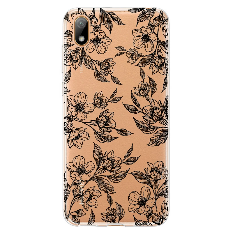 کاور مگافون طرح گل مدل C50-B مناسب برای گوشی موبایل هوآوی Y5 2019