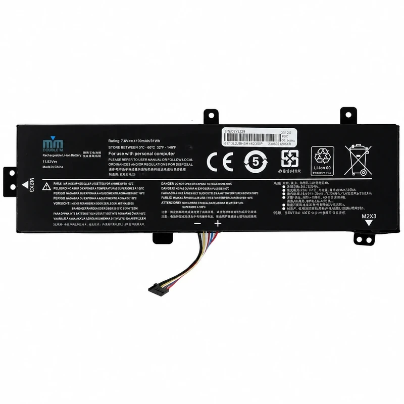 باتری لپ‌تاپ 6 سلولی دابل ام مدل L15L2PB4 مناسب برای لپ تاپ Ideapad 310-15ISK 310-15IKB		