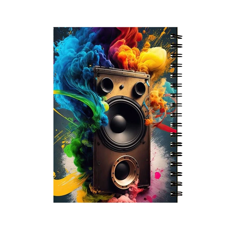 دفتر مشق 50 برگ طرح اسپیکر فانتزی کد 238