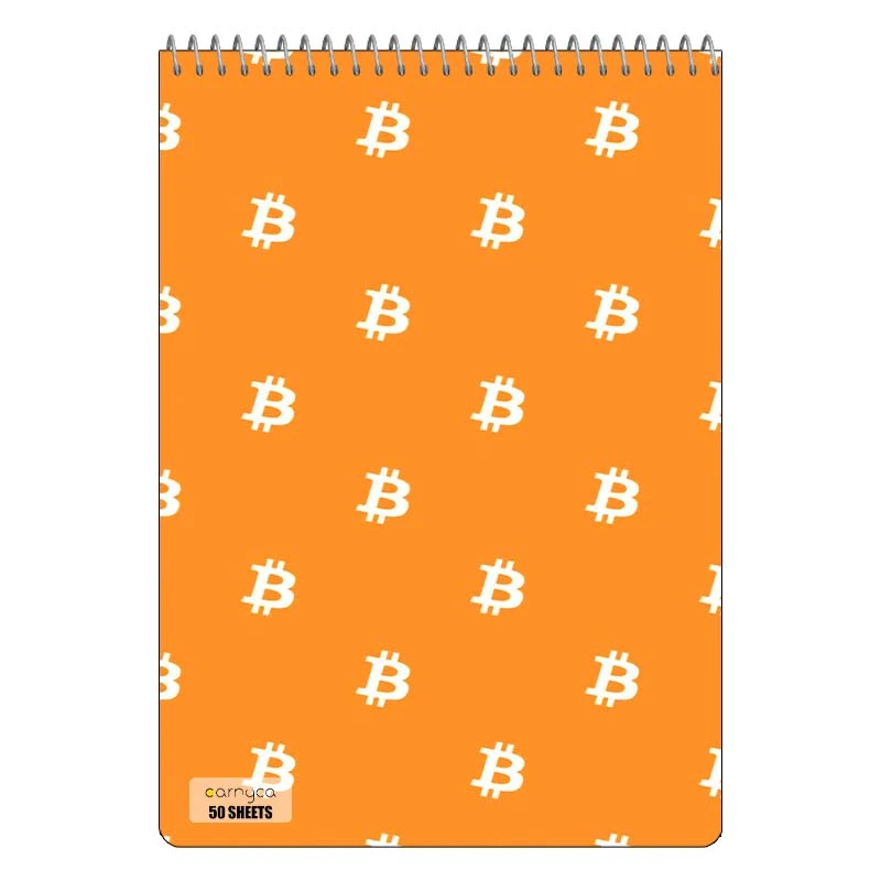 دفتر نقاشی 50 برگ سیمی کارنیکا طرح ارز دیجیتال Crypto کد 42294