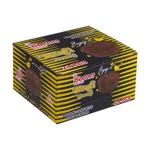 کیک بنفی براونی درنا - 90 گرم بسته 24 عددی 