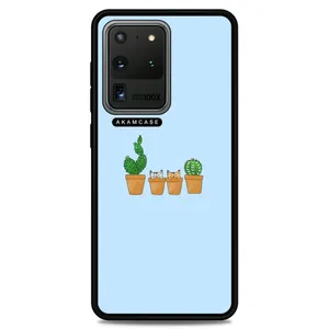 AKAM AMCWSGS20U-CACTUS9 Cover For Samsung Galaxy S20 Ultra
