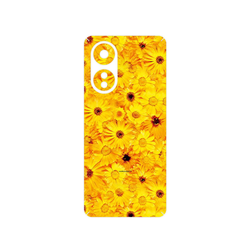 برچسب پوششی ماهوت مدل Yellow_Flower مناسب برای گوشی موبایل اپو A58 4G
