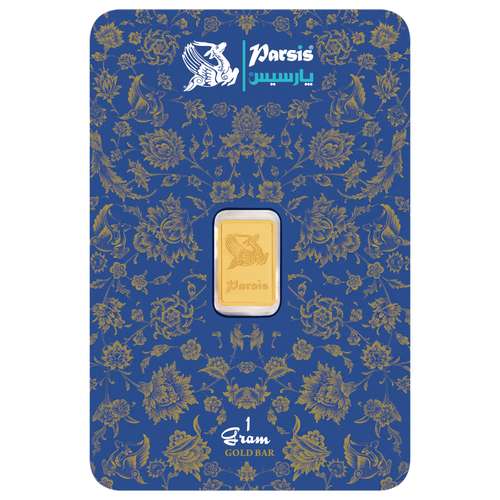 شمش طلا 24 عیار پارسیس مدل 1