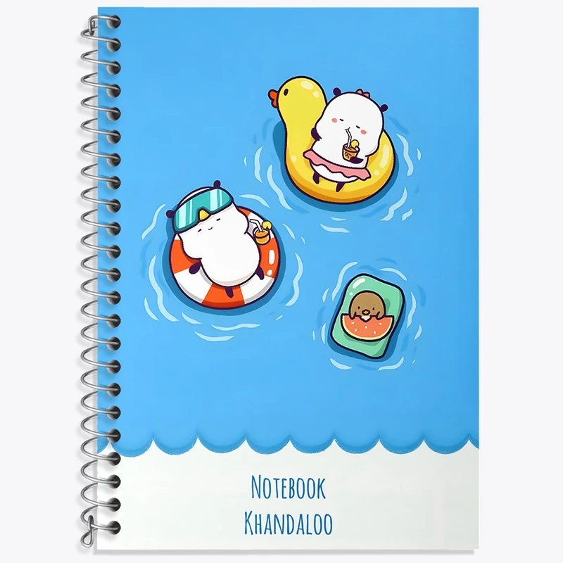 دفتر نت موسیقی 50 برگ خندالو طرح فانتزی کیوت کد N3956