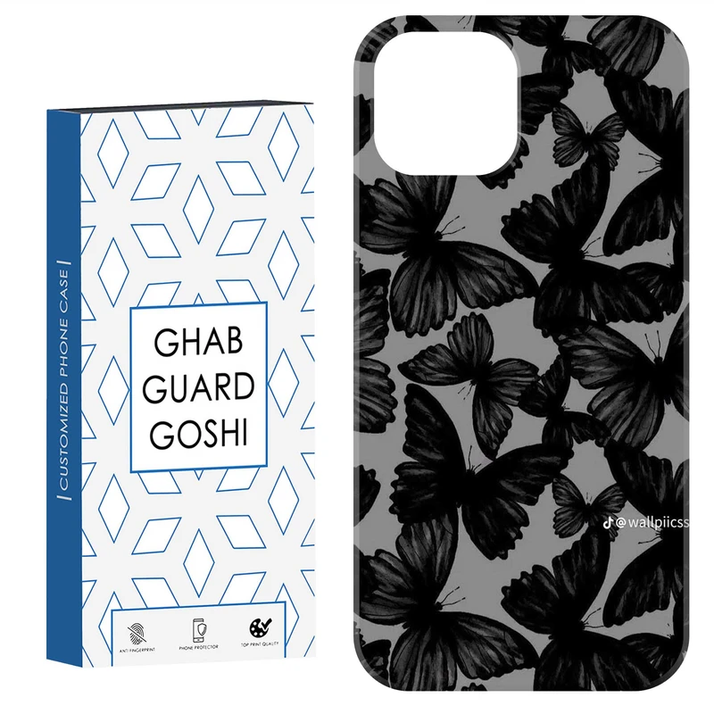 کاور قاب گارد گوشی طرح پروانه کد Dimo-837 مناسب برای گوشی موبایل اپل  IPHONE 12 / 12 PRO   
