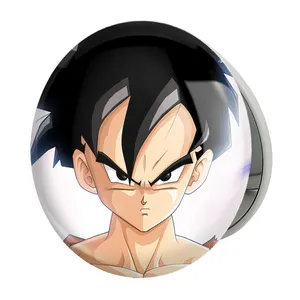 آینه جیبی خندالو طرح گوکو انیمه دراگون بال Dragon Ball مدل تاشو کد 12053 