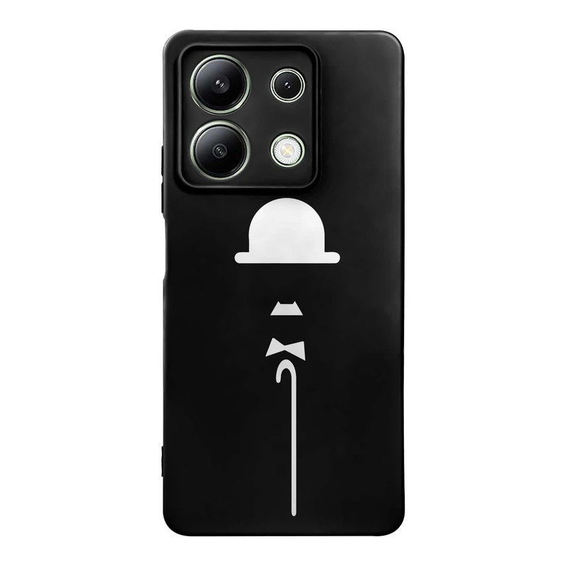 کاور قاب گارد طرح چارلی چاپلین کد s11313 مناسب برای گوشی موبایل شیائومی Redmi Note 13 4G