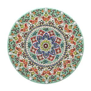 بشقاب میناکاری سفالی کد MI-012