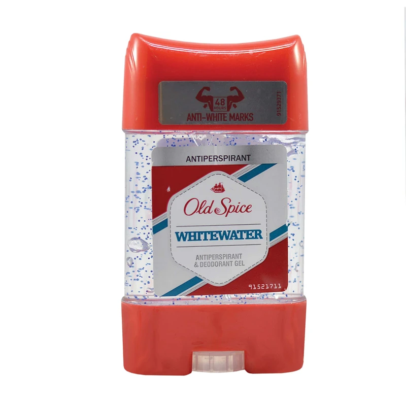 ژل شفاف ضد تعریق مردانه اولد اسپایس مدل White Water حجم 68 میلی لیتر