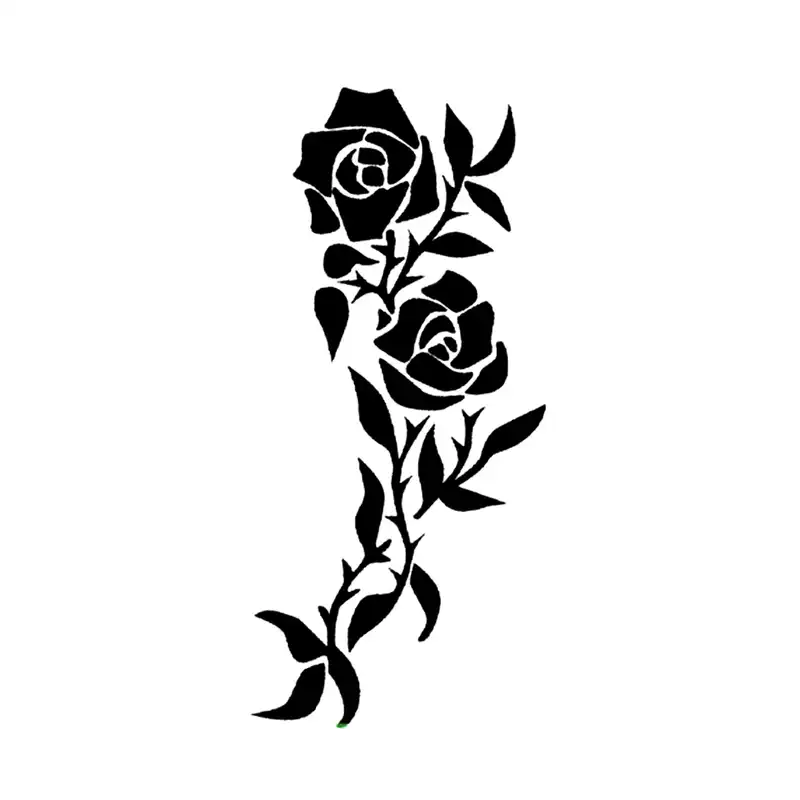 شابلون باتیس آرت طرح گل کد 50-258