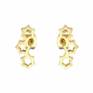 گوشواره زنانه مدل ستاره کد ZC986