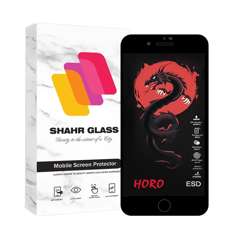 محافظ صفحه نمایش شهر گلس مدل HORREDS مناسب برای گوشی موبایل اپل iPhone 7 / 8