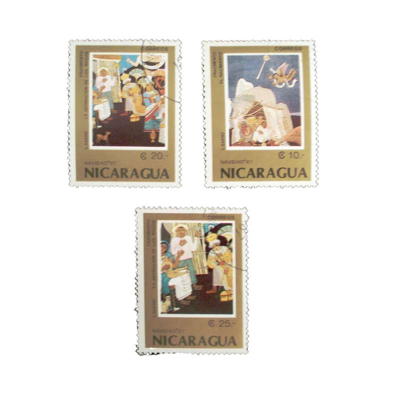 تمبر یادگاری مدل ملل کد DS1632 مجموعه 3 عددی