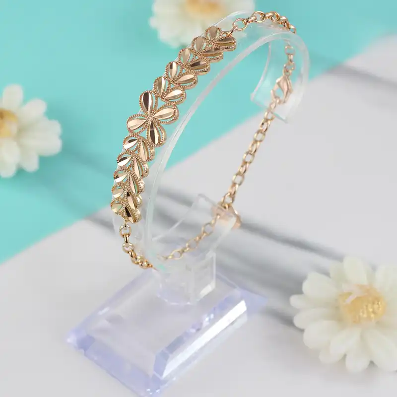 دستبند زنانه ژوپینگ مدل گل کد DD412