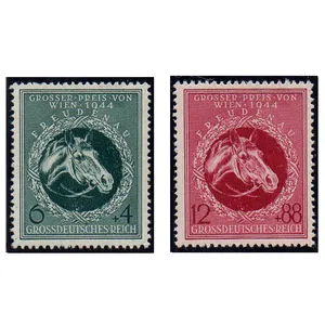 تمبر یادگاری مدل آلمان قدیم مجموعه 2 عددی