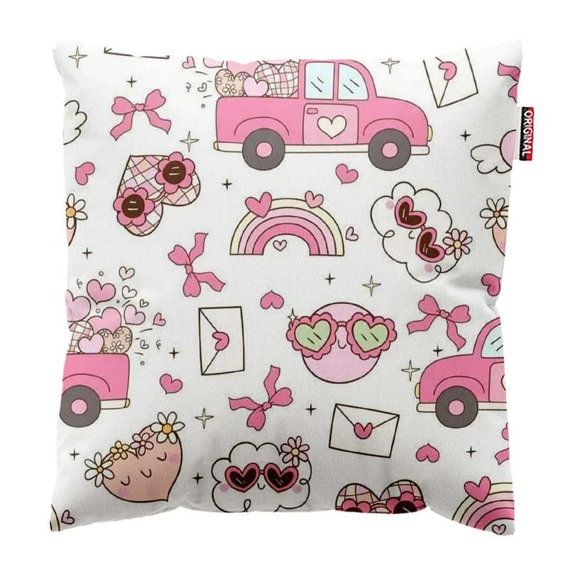  کوسن پاد آفرین طرح کارتونی بچگانه کد 1989 سایز 30*30 سانتی متر