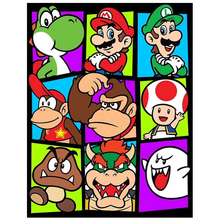 استیکر پارچه و لباس پاد آفرین مدل سوپر ماریو کد DKST277