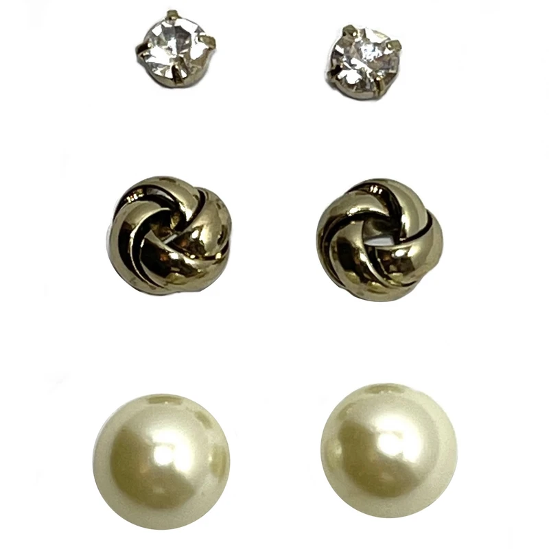 گوشواره زنانه اکسسورایز مدل 260 مجموعه 3 عددی