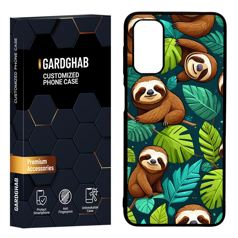 کاور گارد قاب مدل دور ژله ای هنری مناسب برای گوشی موبایل سامسونگ Galaxy A13 5G / A04s