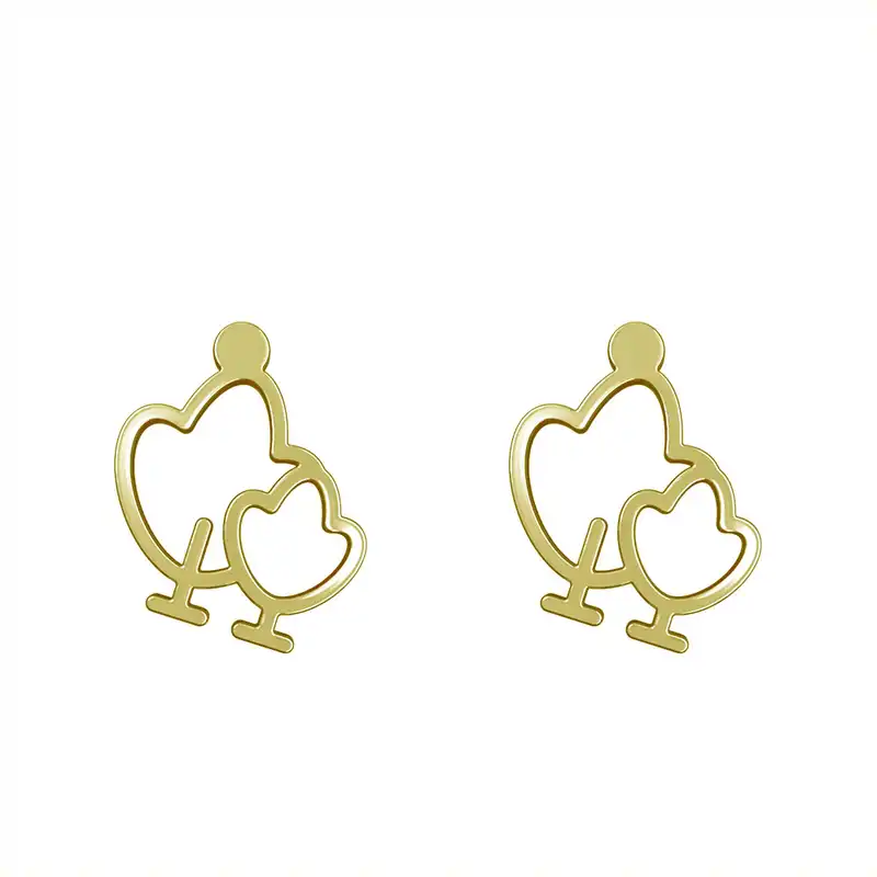 گوشواره طلا 18 عیار زنانه مدوپد مدل درخت کد GA1-15819