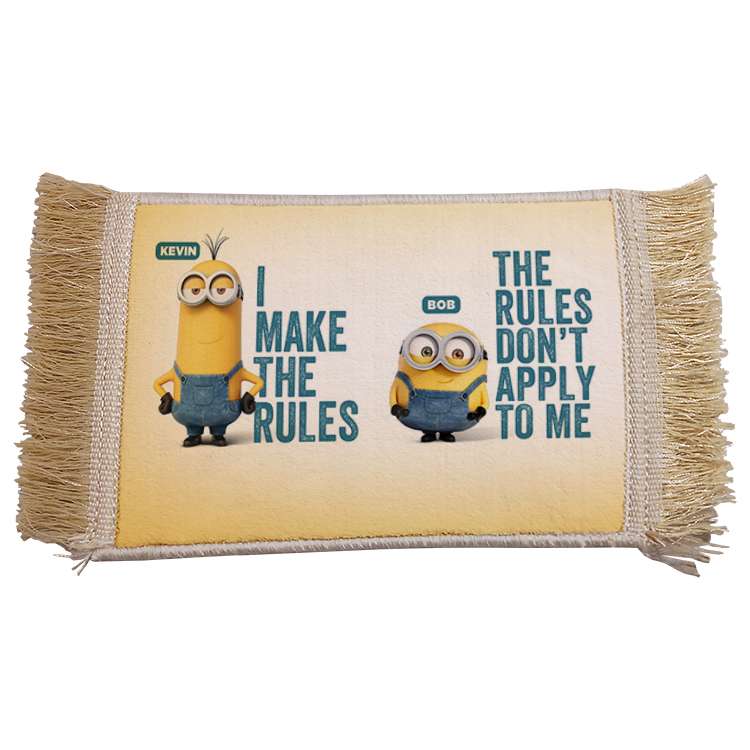 فرش ماشینی دیوارکوب مدل مینیون کد 50