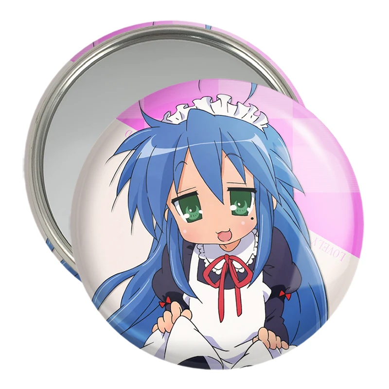 آینه جیبی خندالو مدل ایزومی انیمه Lucky Star  کد 23598