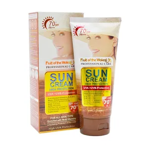 کرم ضد آفتاب بدون رنگ وکالی SPF 70 مدل Kp125 ‌‌مناسب برای انواع پوست  حجم 130 میلی لیتر