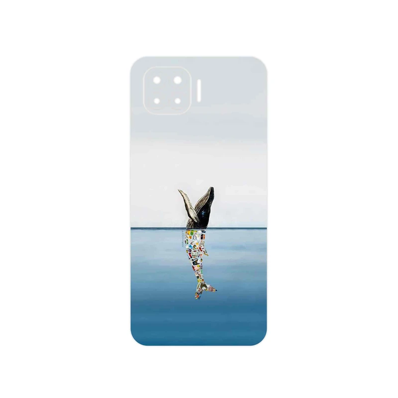 برچسب پوششی ماهوت مدل Collage of Sea Trash مناسب برای گوشی موبایل اپو A93
