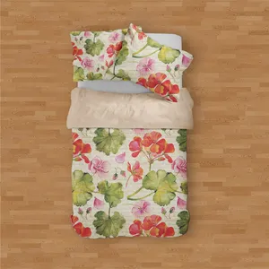 سرویس روتختی مدوپد طرح شمعدانی مدل PAT00218 یک نفره 4 تکه