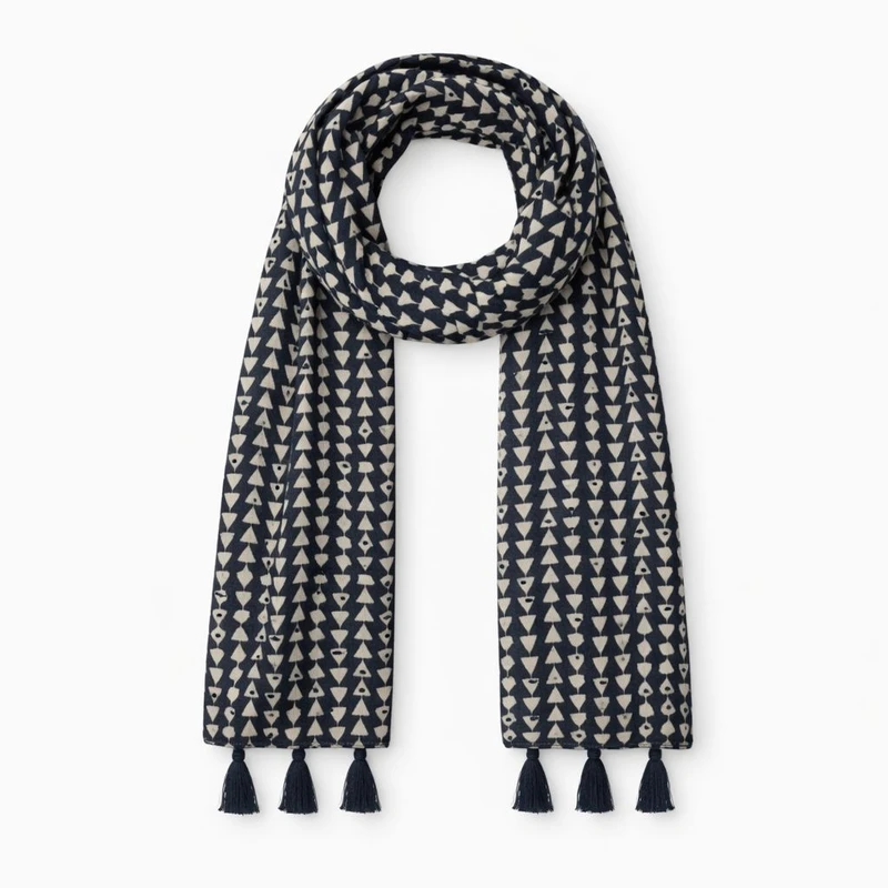 شال الیاف مصنوعی زنانه مدل Nazgol821 با طول و عرض 180*65 سانتی‌متر