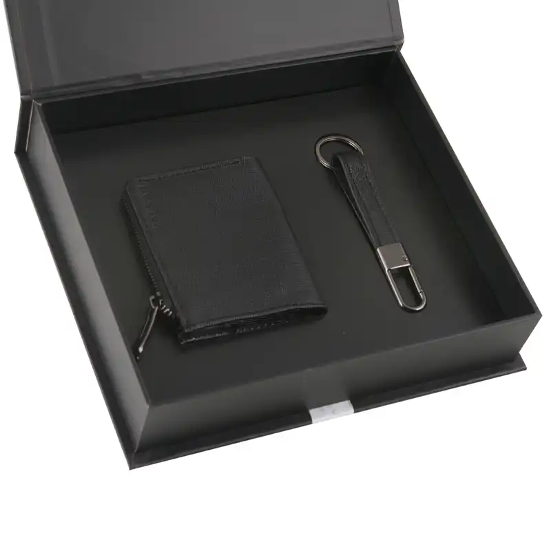 ست هدیه مردانه چرم یلسان مدل رادین کد KIA-086-HRC