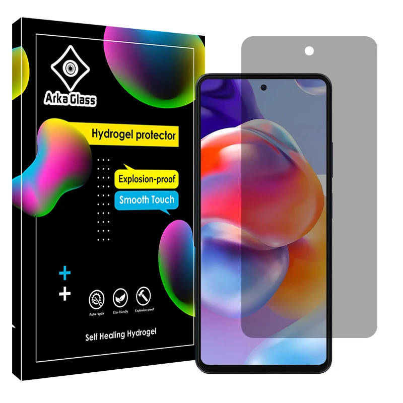 محافظ صفحه نمایش حریم شخصی آرکا گلس مدل Tough مناسب برای گوشی موبایل بلک ویو Shark 8