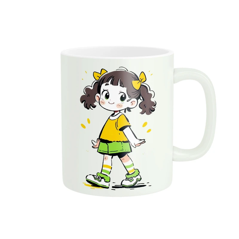 ماگ پاد آفرین مدل فانتزی دخترانه کد 7197