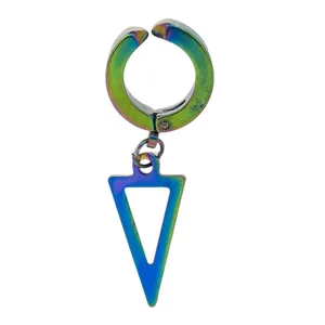 پیرسینگ گوش زنانه طرح مثلثی کد Mhr-11
