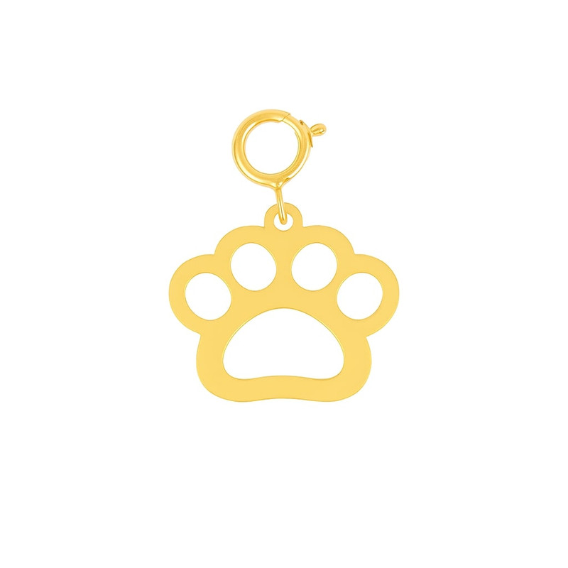 آویز گردنبند طلا 18 عیار زنانه پرسته طرح رد پا