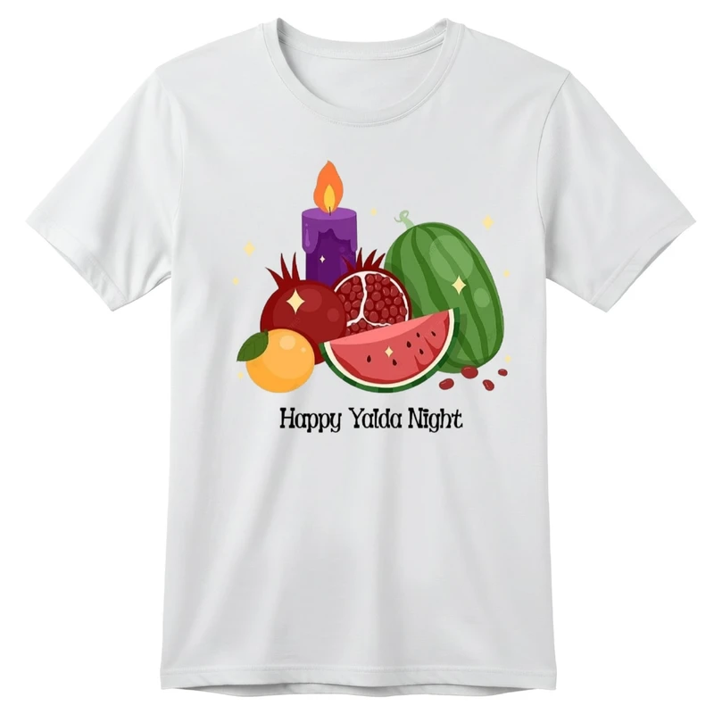 تی‌شرت آستین کوتاه بچگانه مدل یلدا کد p5 