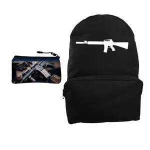 کوله پشتی مدل اسلحه کد KP-2580 به همراه جامدادی