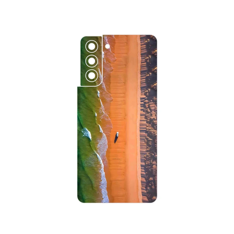 برچسب پوششی ماهوت مدل Beach and Green Sea مناسب برای گوشی موبایل سامسونگ Galaxy S21 5G