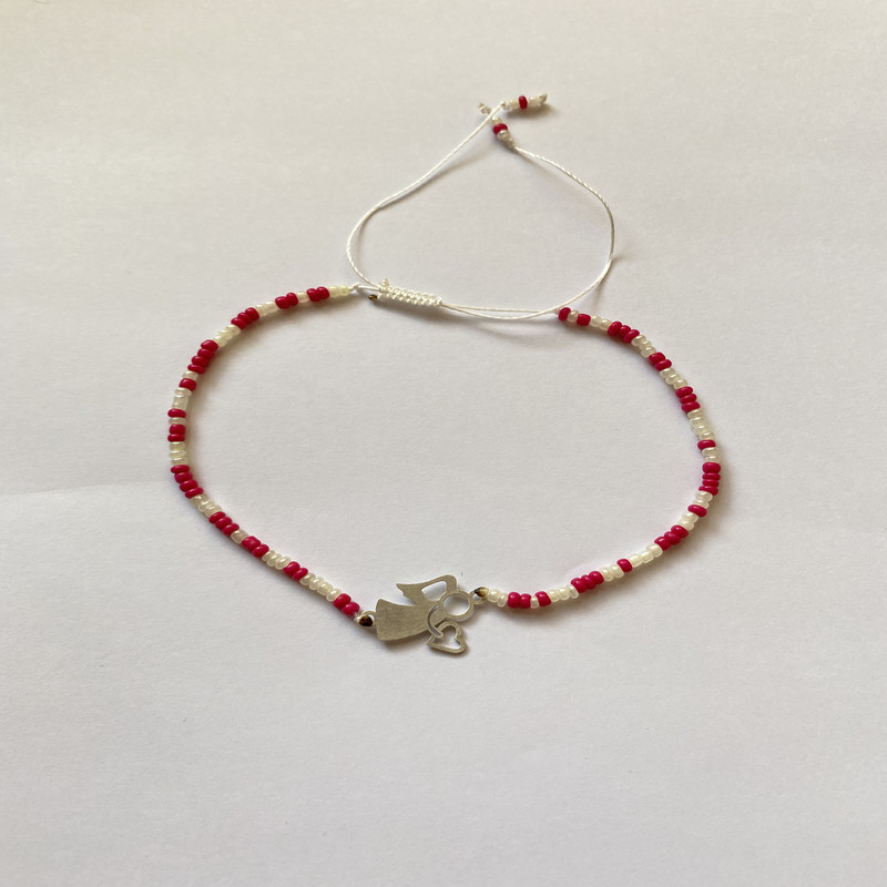 پابند نقره زنانه مدل فرشته