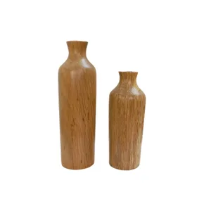 گلدان چوبی مدل g1 مجموعه 2 عددی