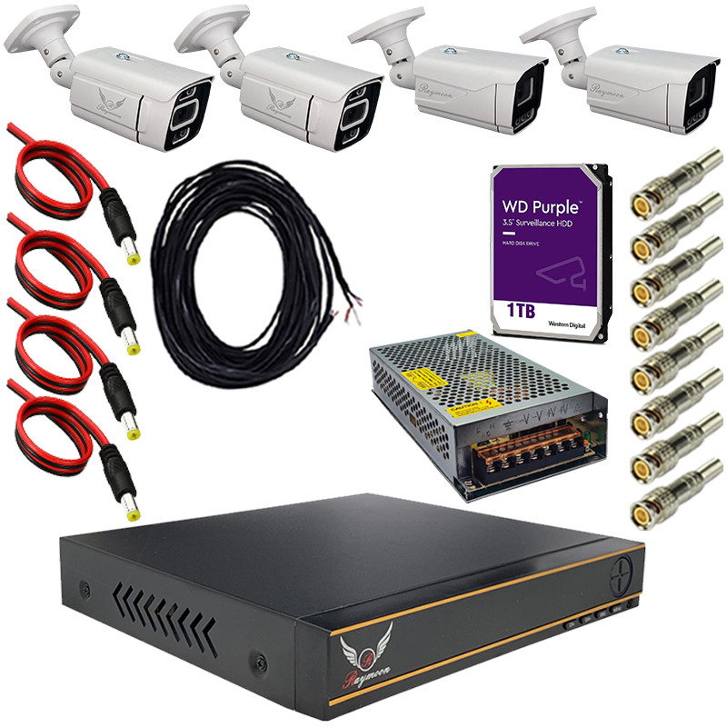 سیستم امنیتی رایمون مدل 5 مگاپیکسل کد Pack-AHD-5M-4C16