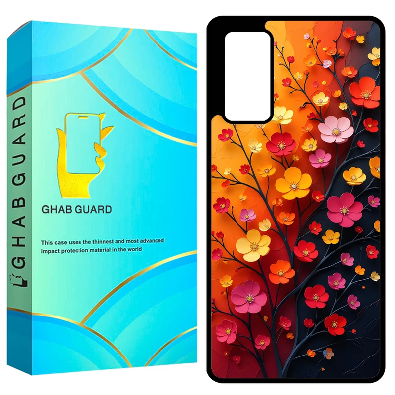 کاور قاب گارد طرح گل مدل GCHPS20F مناسب برای گوشی موبایل سامسونگ Galaxy S20 FE 4G / S20 FE 5G / S20 FE 2022