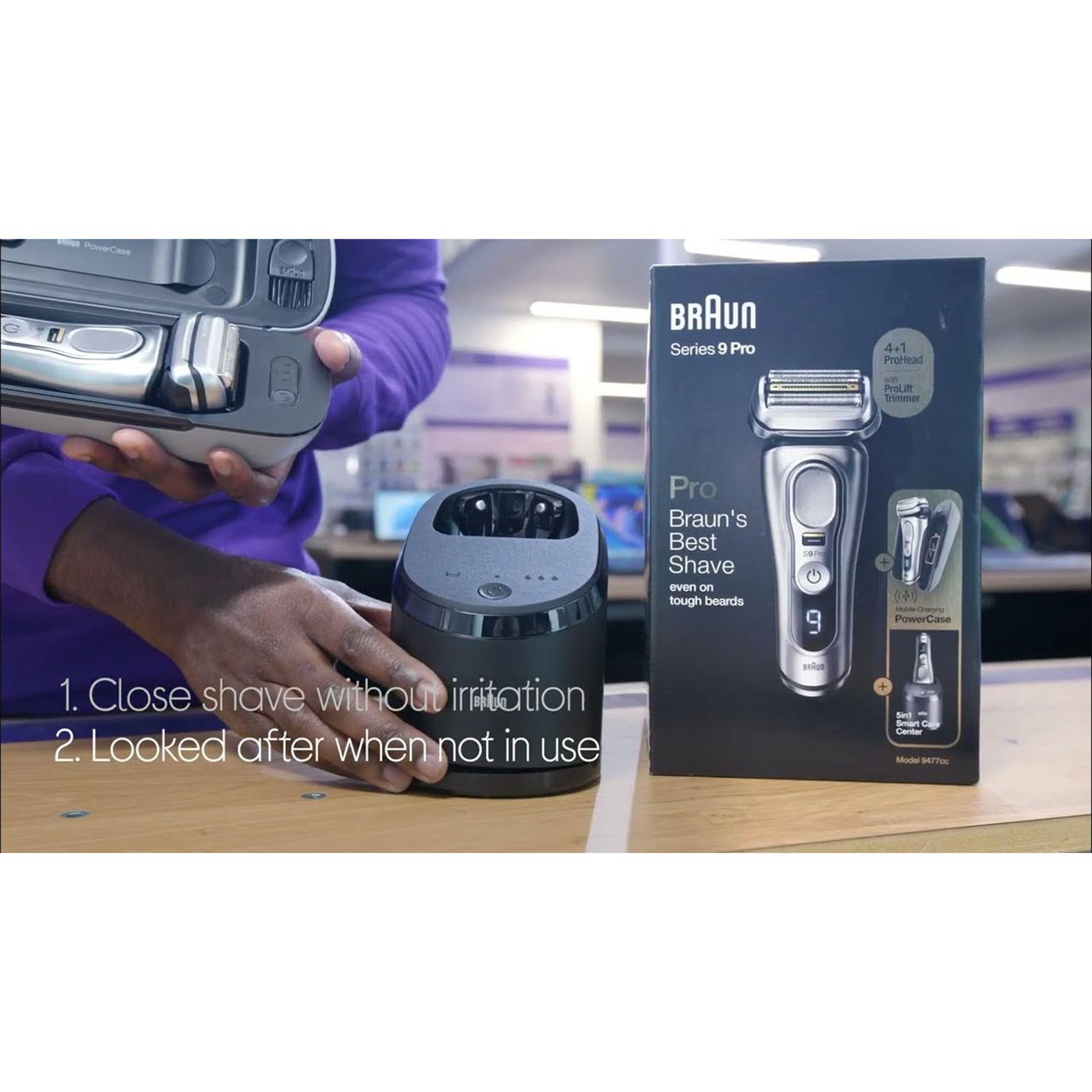 ماشین اصلاح موی صورت براون مدل 9477cc 9 pro -  - 14