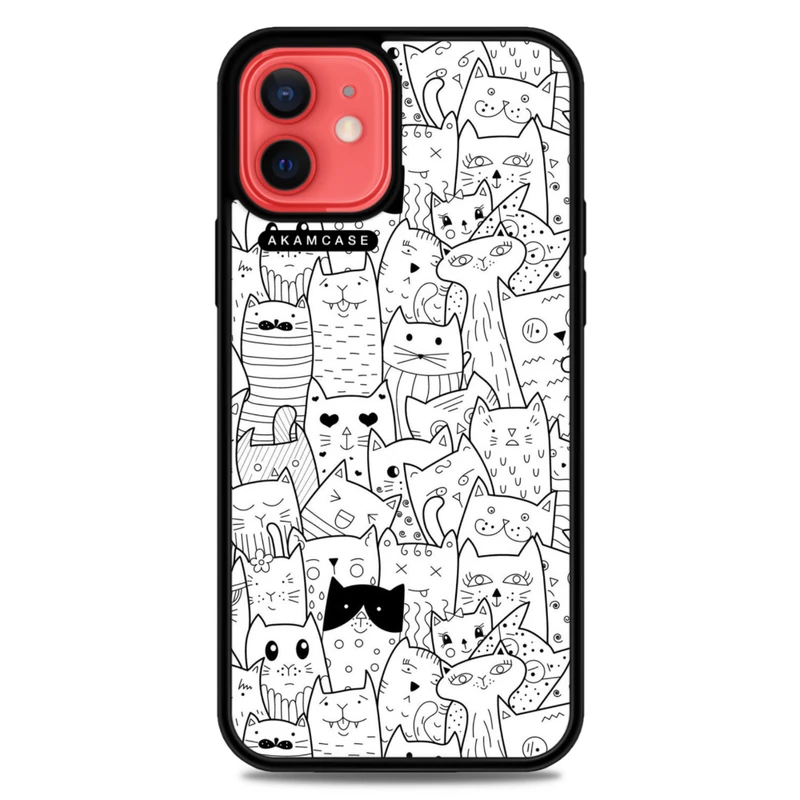 کاور آکام مدل AMC-WA12-CATS-19 مناسب برای گوشی موبایل اپل iPhone 12