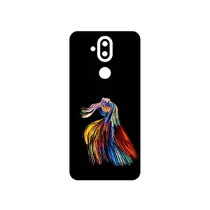 MAHOOT Rainbow Hair Digital Art Cover Sticker for Nokia 8.1