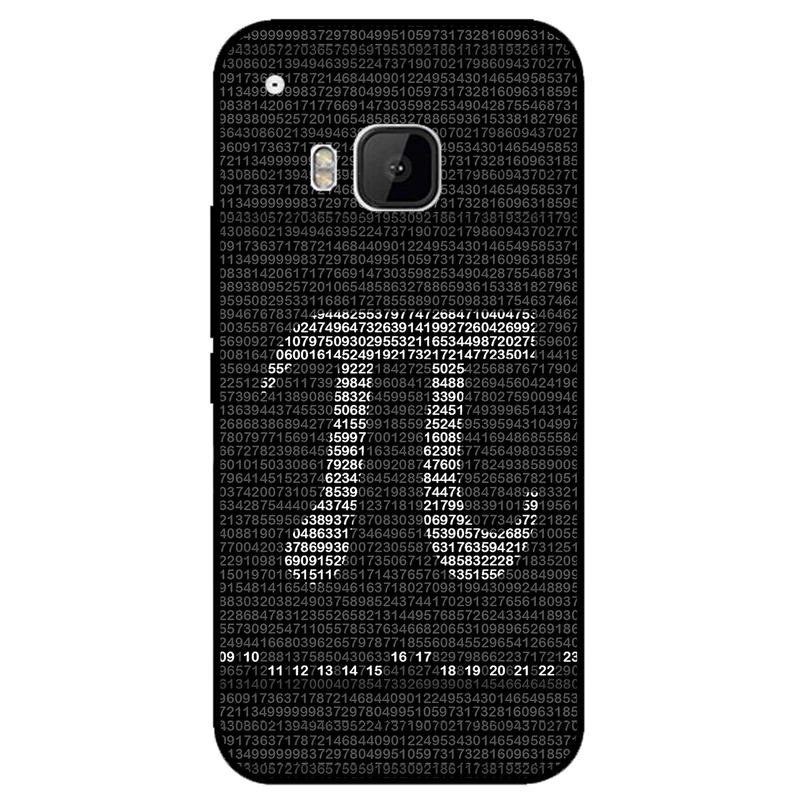 کاور مگافون طرح عدد پی مدل 7240 مناسب برای گوشی موبایل اچ تی سی One M9