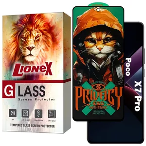 Lionex CATPRVL Privacy Screen Protector Suitable For Xiaomi Poco X7 Pro