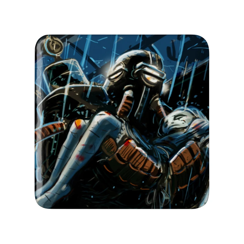 پیکسل خندالو طرح بازی بایوشاک (Bioshock) مدل مربعی کد 31366