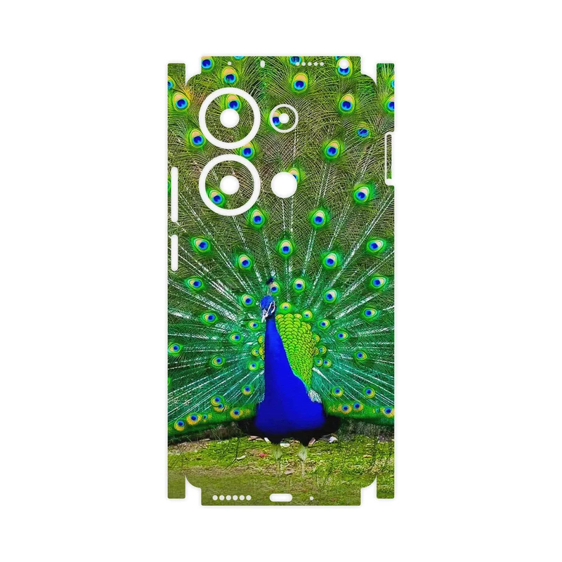برچسب پوششی ماهوت مدل Peacock-FullSkin مناسب برای گوشی موبایل شیائومی Redmi Note 13 Pro 4G